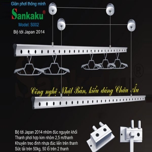 Giàn phơi thông minh Sankaku Model S02